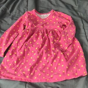 Pink Dress with Yellow Stars
